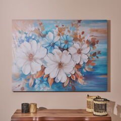 Deco Flowers Kanvas Tablo - Renkli - 75x100 cm