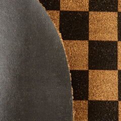 Home Koko Plaid Yarım Ay Kapı Önü Paspası - Renkli - 45x75 cm