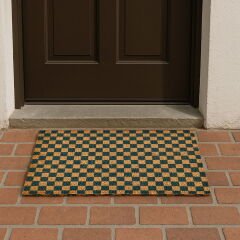 Home Koko Plaid Kapı Önü Paspası - Renkli - 40x60 cm