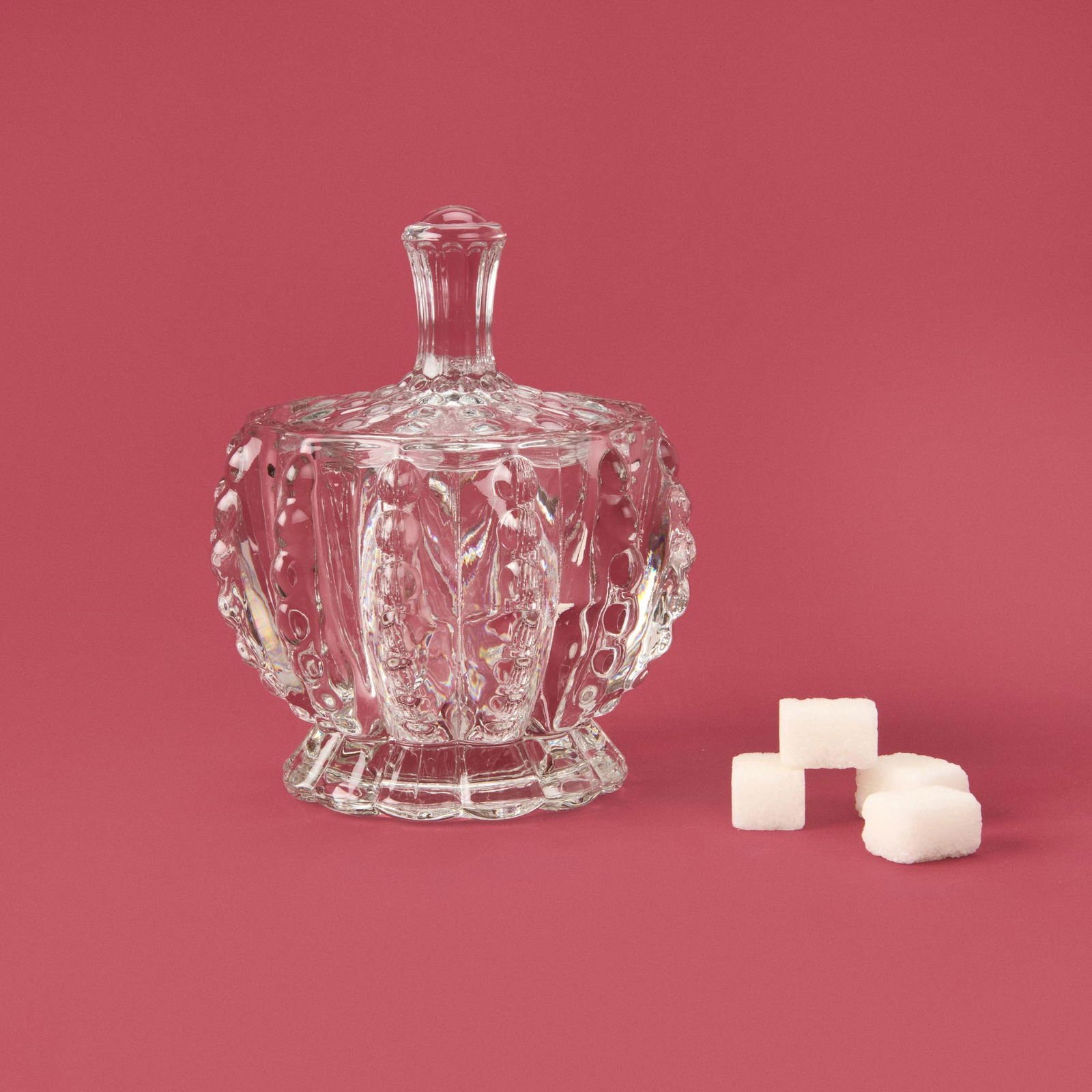 Glass Cam Şekerlik - Şeffaf - 3,5 cm