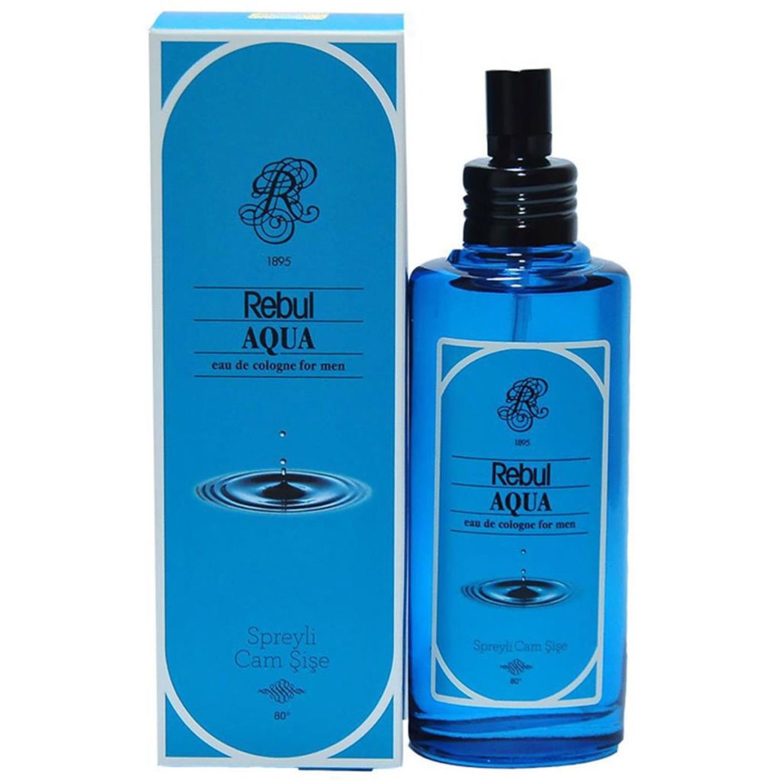 Aqua Spreyli Cam Şişe Kolonya - 100 ml