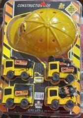 KASKLI İNŞAAT SET EĞLENCELİ SET