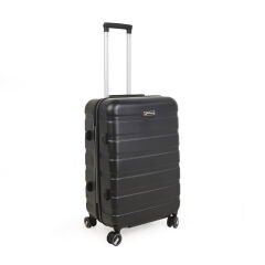 Titan Orta Boy ABS Valiz - Siyah - 66x45x26 cm