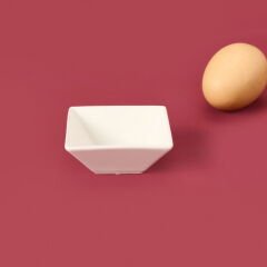 Kare Sosluk - Beyaz - 7 cm