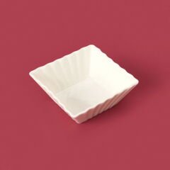 Kare Sütun Sosluk - Beyaz - 7 cm