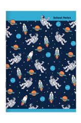 Keskin A4 60 Yp Kar.Tel Dikişli Karton Kapak Ufo Defter