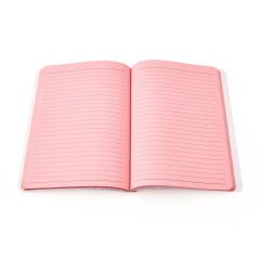 Şeyler 80 Yaprak Sayfalı Defter - Pembe - 28 cm