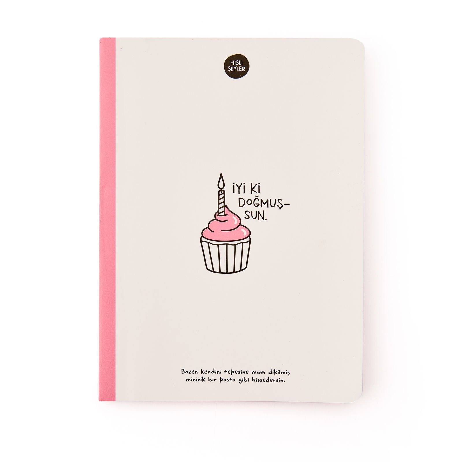 Şeyler 80 Yaprak Sayfalı Defter - Pembe - 28 cm