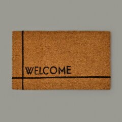Home Welcome Kapı Önü Paspası - Bej - 35x60 cm