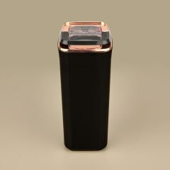 Pratico Kare Erzak Saklama Kabı - Siyah / Bakır - 1,7 lt