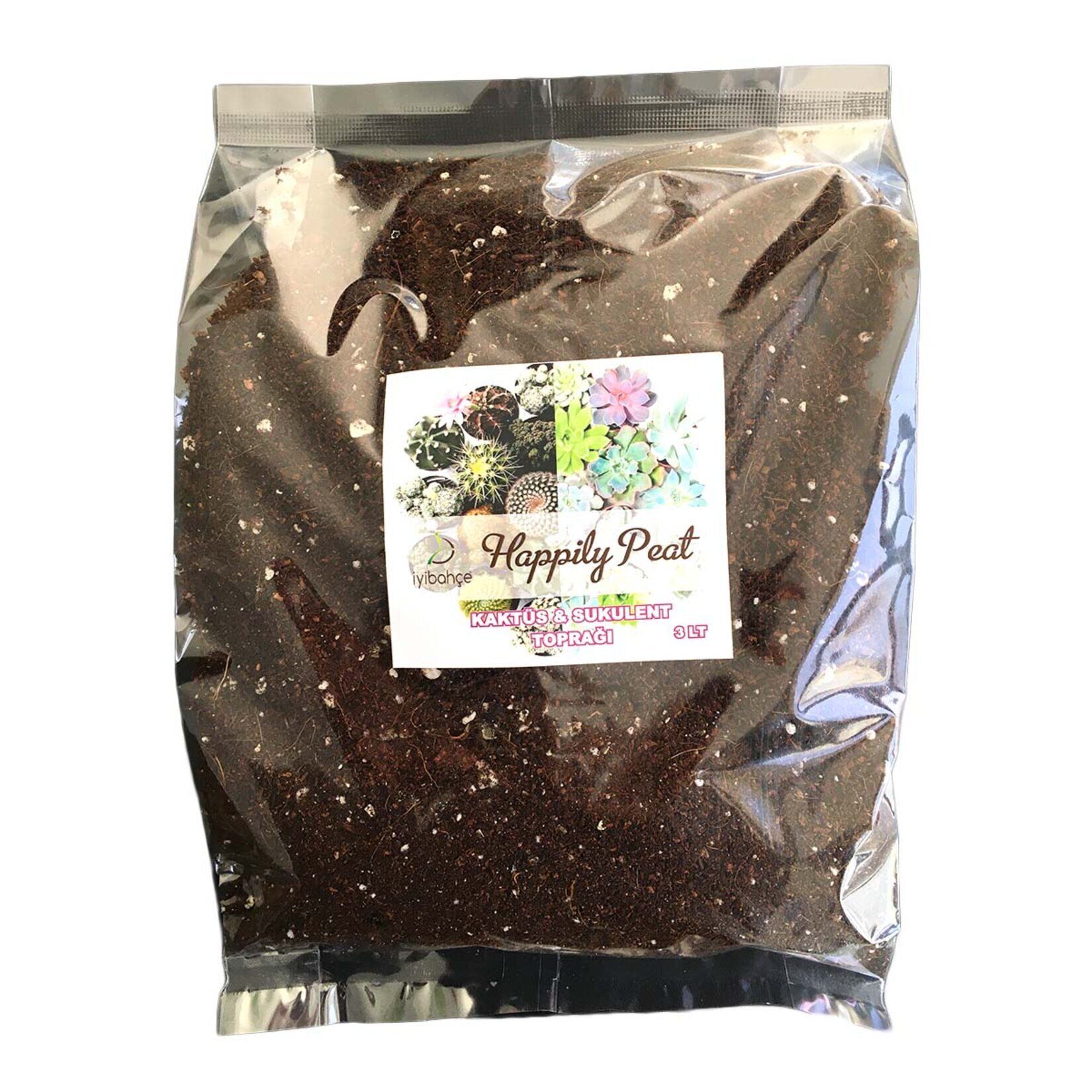 İyibahçe Happily Peat Kaktüs - Sukulent Toprağı 3 L