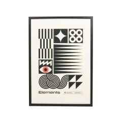 Deco Elements Tablo - Siyah / Beyaz - 50x70 cm