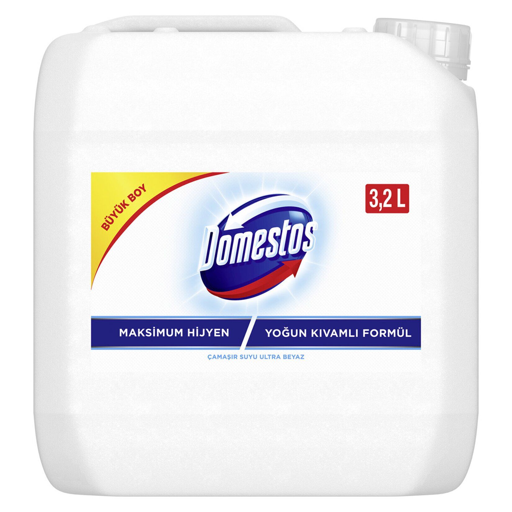 Domestos Yoğun Kıvamlı Çamaşır Suyu Ultra Beyaz Maksimum Hijyen Büyük Boy 3240 Ml