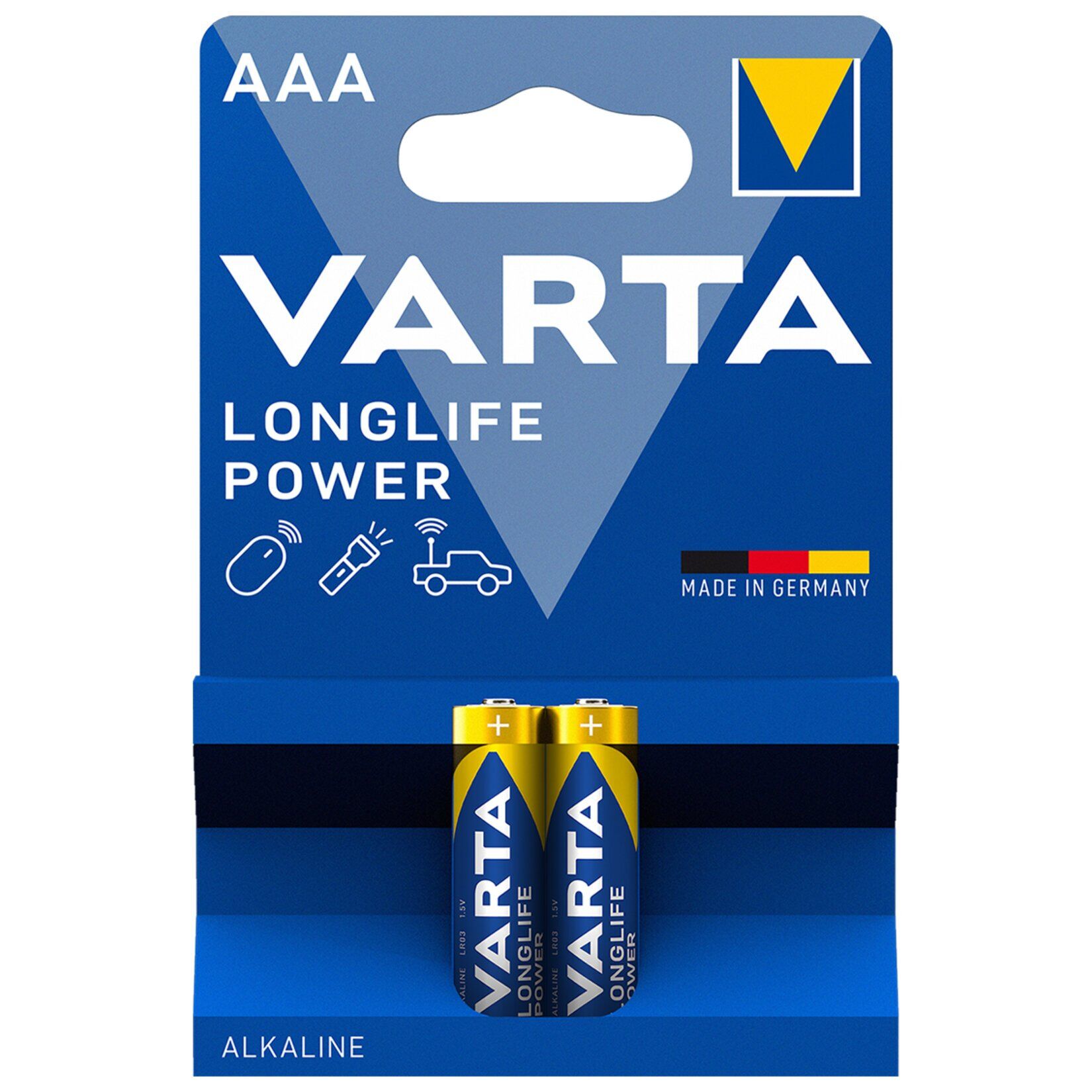 Varta Longlife Power AAA İnce Kalem Pil 2'li Paket (Alkalin)