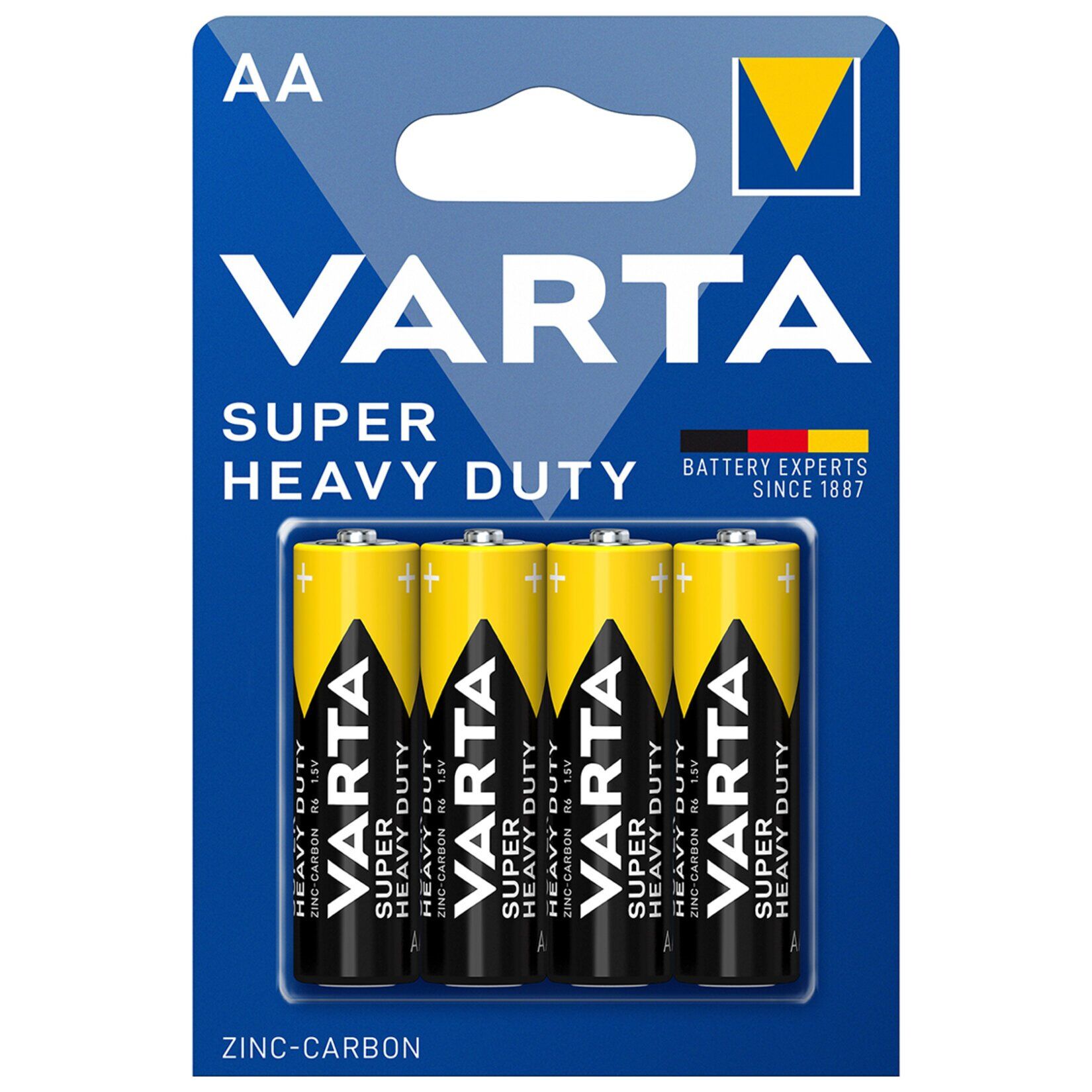 Varta Super Heavy Duty AA Kalem Pil 4'lü Paket (Çinko)