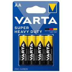 Varta Super Heavy Duty AA Kalem Pil 4'lü Paket (Çinko)