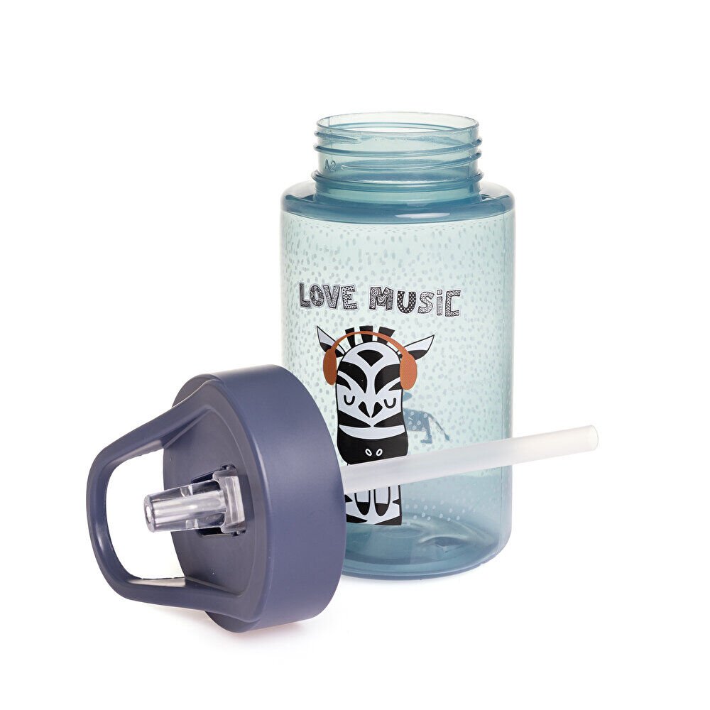 Zebra Desenli Pipetli Matara Suluk PP 430 CC 1 Adet