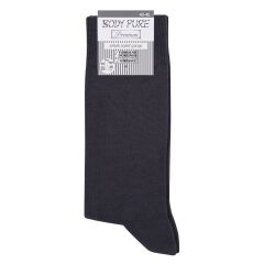 Body Pure Premium Erkek Soket Çorabı Füme 40/45