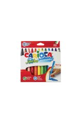 Carioca Teddy Jumbo Super Yıkanabilir Keçeli Boya 12li