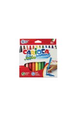 Carioca Teddy Jumbo Super Yıkanabilir Keçeli Boya 12li