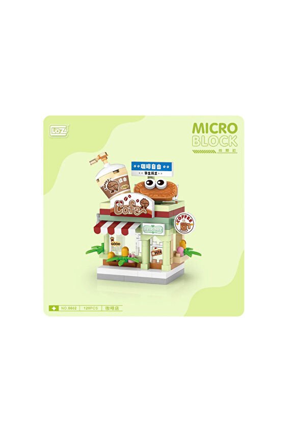 LOZ Mikro Block Kahve Dükkanı 120 Parça LZ-8602