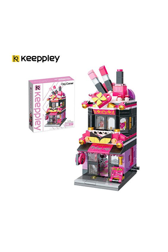 Keeppley Trendy Kozmetik Dükkanı 348 Parça Block Oyuncak KP-0103