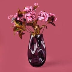 Deco Glore Vazo - Gri - 28x9,5 cm