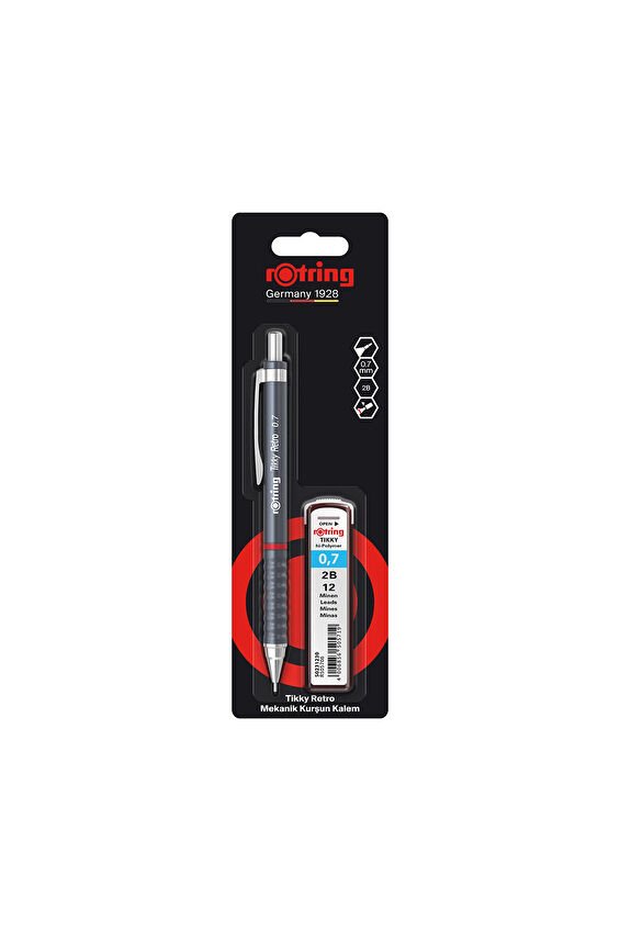 Rotring Versatil Retro Tikky Mekanik Kalem 0.7MM + Min
