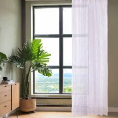 Soft Brave Tül Perde - Beyaz - 300x270 cm