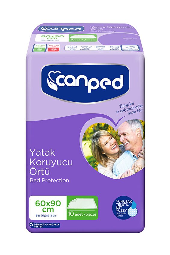 Canped Hasta Bakım Örtüsü 60X90 cm 10 Adet