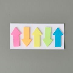5'li Renkli Post-it - Asorti