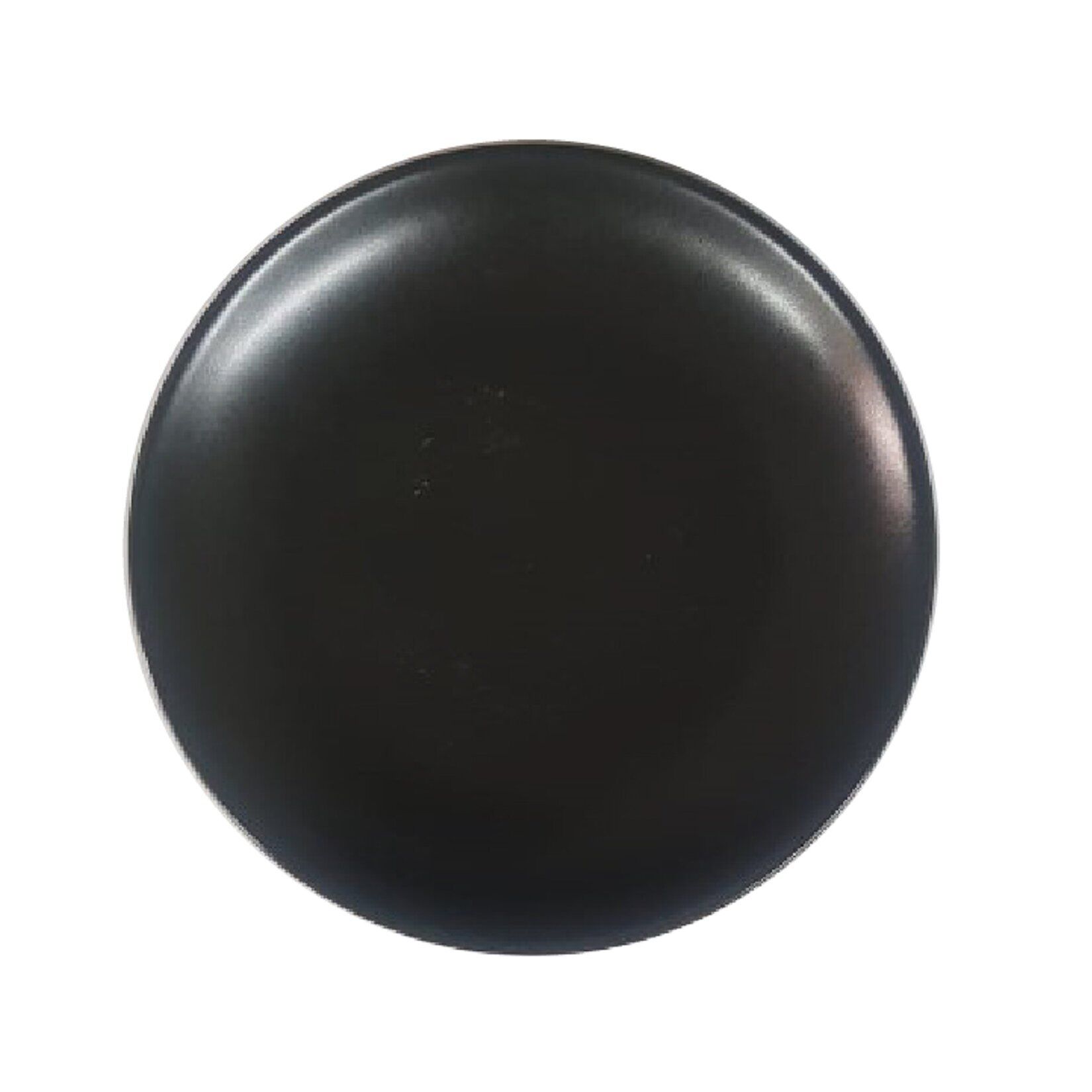 Tulu Porselen Deniz Saten Pasta Tabağı Siyah 21 Cm