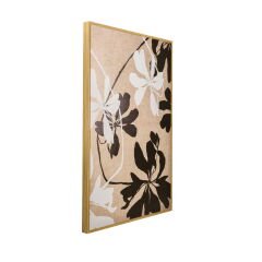 Deco Flora Tablo - Bej / Kahverengi - 90x60 cm