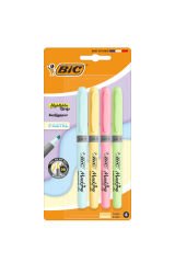 Bic Fosforlu Kalem Grip Pastel 4 lü