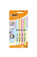 Bic Fosforlu Kalem Grip Pastel 4 lü