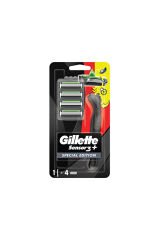 Gillette Sensor3 Plus Black Tıraş Makinesi + 4'lü Yedek Başlık