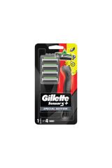 Gillette Sensor3 Plus Black Tıraş Makinesi + 4'lü Yedek Başlık