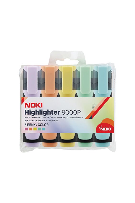 Noki 5'li Pastel Fosforlu Kalem