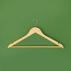 Living 3’lü Elbise Askısı - Açık Kahverengi - 44,5 cm