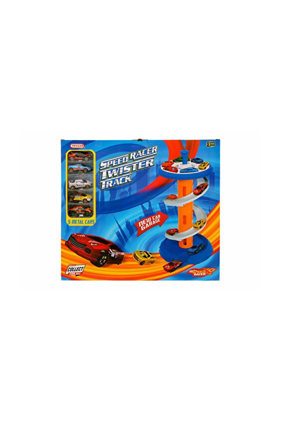 Toysan Speed Racer Twister Track ve 5 Metal Araç