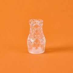 Kristal 2'li Tuzluk - Şeffaf - 13 cm