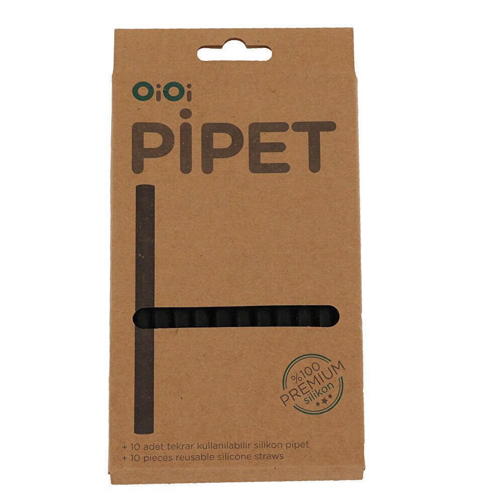 Silikon Pipet 10'lu Bitter Black 1 Adet