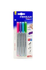 Pensan Triball Tükenmez Kalem Renkli 4'lü