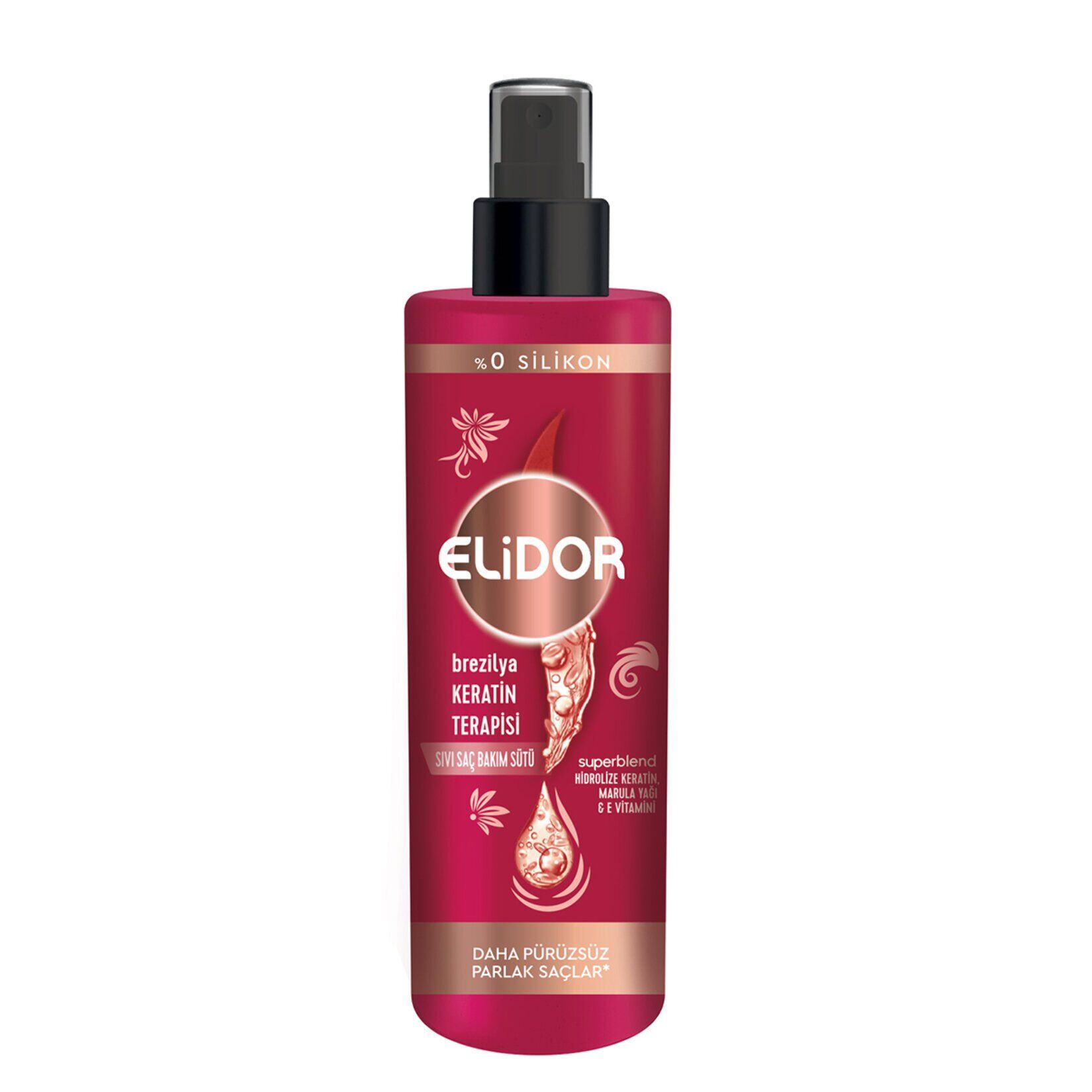 Elidor Saç Bakım Sütü Brezilya Keratin Terapisi 200 Ml