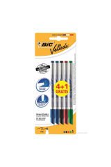 Bic Velleda 1721 Çocuk Beyaz Tahta Kalemi 4+1 Karışık