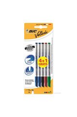 Bic Velleda 1721 Çocuk Beyaz Tahta Kalemi 4+1 Karışık