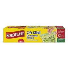 Koroplast Çift Kilitli Dondurucu Torbası Orta 12'li