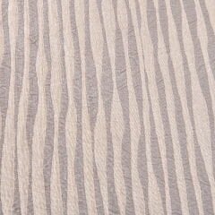 Soft Çift Kişilik Çizgili Yatak Örtüsü - Gri - 225x250 cm