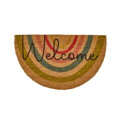 Home Coco Regnbue Kapı Önü Paspası - Bej - 45x75 cm