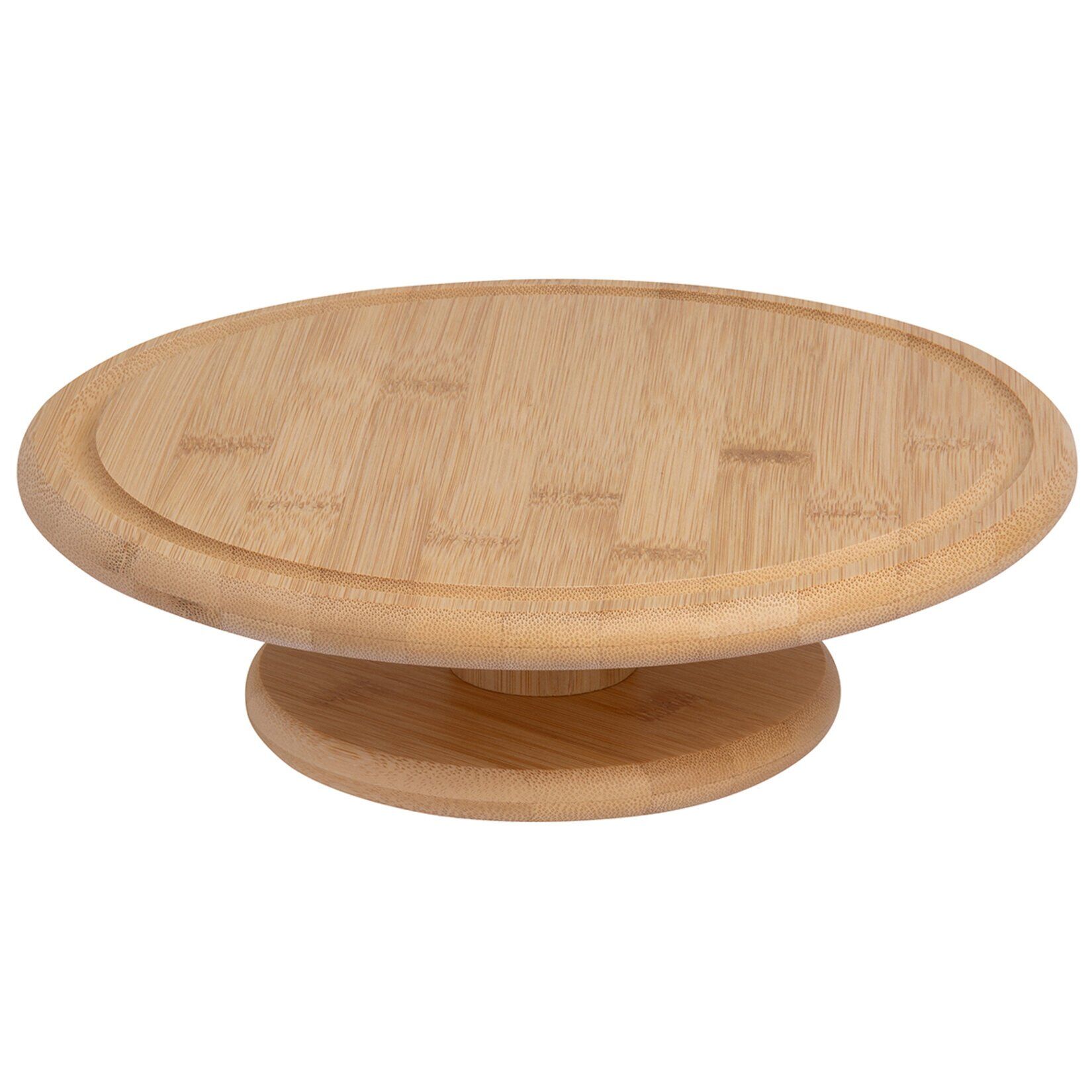 Touch Me Bambu Ayaklı Sunum Tabağı 27.5X8 Cm